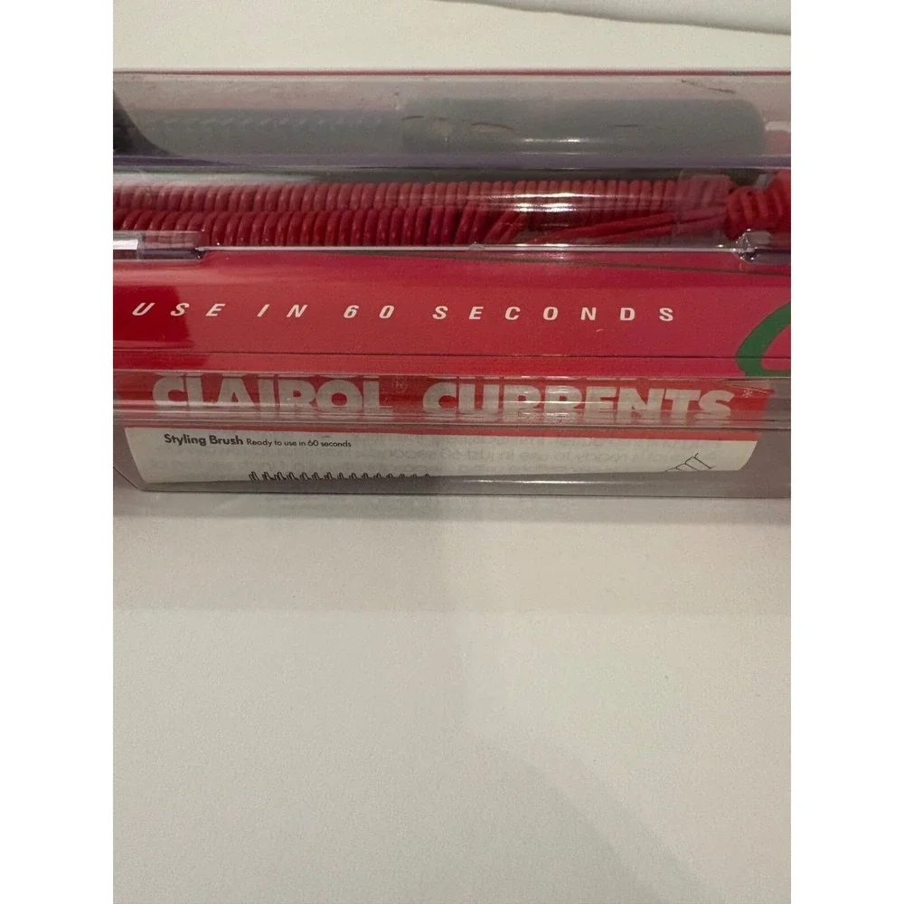 Clairol Currents Styling Brush With Carry Case & Neon‎ Light Model SQ 2 Sealed